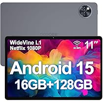 DOOGEE U11 Android 15 Tablets, 11 Inch Tablet, 16GB+128GB